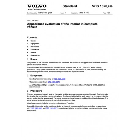 VOLVO STD 1026,839 0