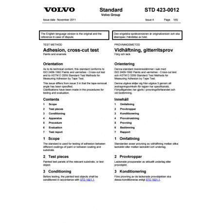 VOLVO STD 423-0012 0